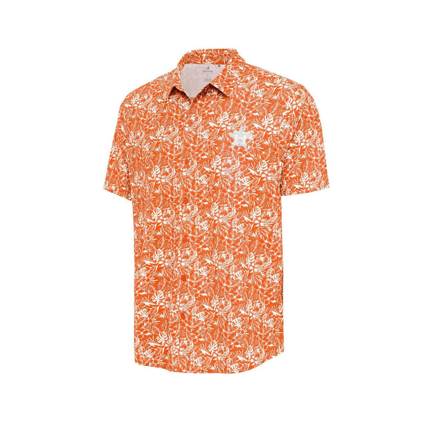 Men's Orange Houston Astros Resort Button-Up Shirt