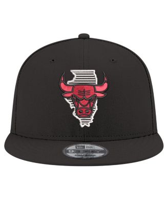 Мужская черная кепка Chicago Bulls State Pride 9FIFTY Snapback от New Era