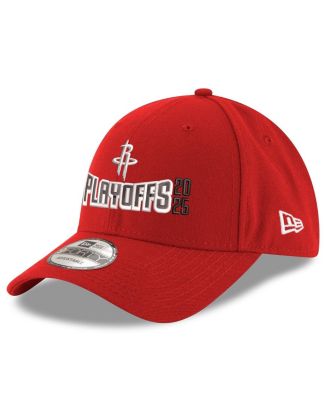 New Era - Men's Red Houston Rockets 2025 NBA Playoffs 9FORTY Adjustable Hat