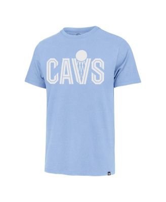 Мужская брендовая светло-голубая футболка Cleveland Cavaliers Franklin 47-го года выпуска