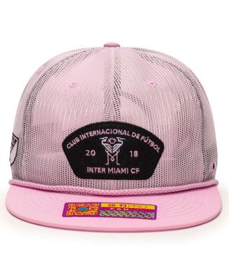 Fan Ink Mens Pink Inter Miami CF Beach Bum Snapback Hat 8190₽
