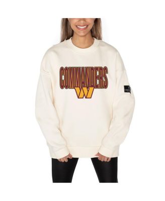 Форумчане Couture женские крем Вашингтон командиров премиум флис падение плеча толстовка пуловер