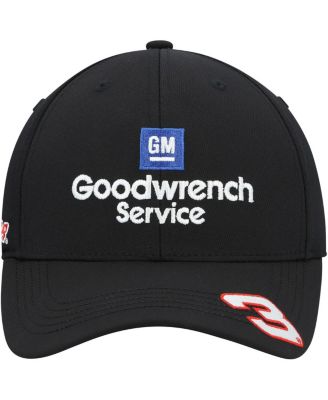 Спортивная мужская черная шляпа с регулируемой посадкой Dale Earnhardt Goodwrench Legend, украшенная клетчатым флагом