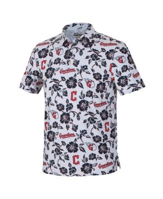 Reyn Spooner Men's White Cleveland Guardians Pua Performance Polo Shirt