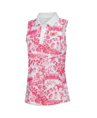 Женское белое поло Smith & Quinn Kentucky Derby Alice без рукавов