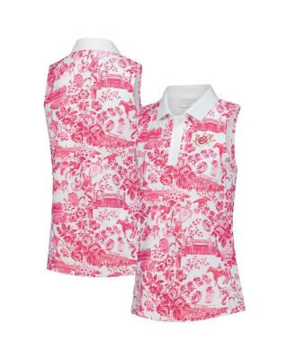 Smith & Quinn - Women's&nbsp;White Kentucky Derby Alice Sleeveless Polo