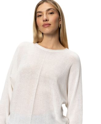 Women's Boat-Neck Dolman-Sleeve Sweater