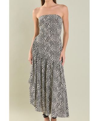 ЖЕНСКОЕ ПЛАТЬЕ БЕЗ БРЕТЕЛЕК В ВИДЕ