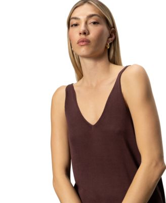 Women's V-Neck Sleeveless Pullover Sweater