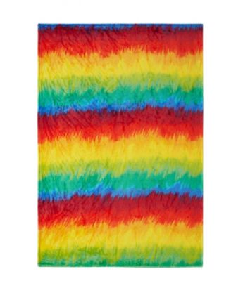 Rainbow Ultra Soft & Plush Oversized Accent Throw Blanket - 50 in. W x 70 in. L