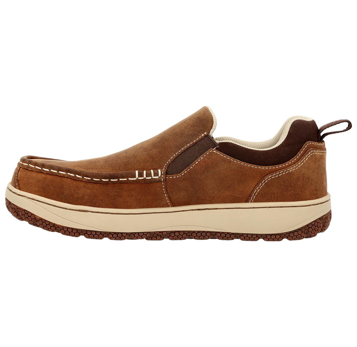 Мужские туфли ROCKY Dry-Strike SRX Composite Toe Work Shoe, цвет: Коричневый — фото 5