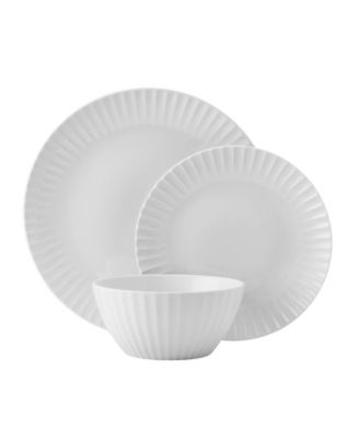 Fluted Grace 24 Pc. Dinnerware Set, Service for 8