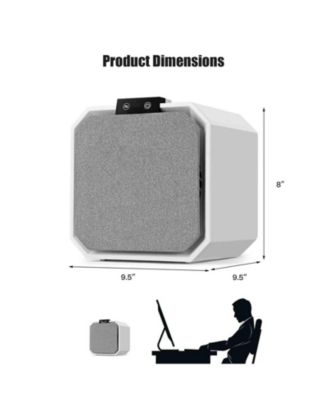 Desktop HEPA Air Purifier Home Air Cleaner with 2-in-1 Composite HEPA Filter