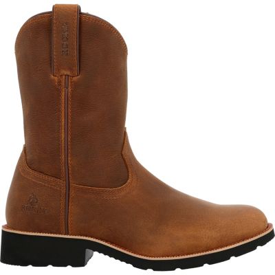 Men's Monocrepe Unlined Pull-On Western Boot