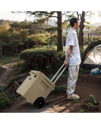 45 Quart Cooler Towable Ice Chest