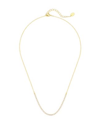 Cubic Zirconia Tennis Butterfly Layered Necklace Set