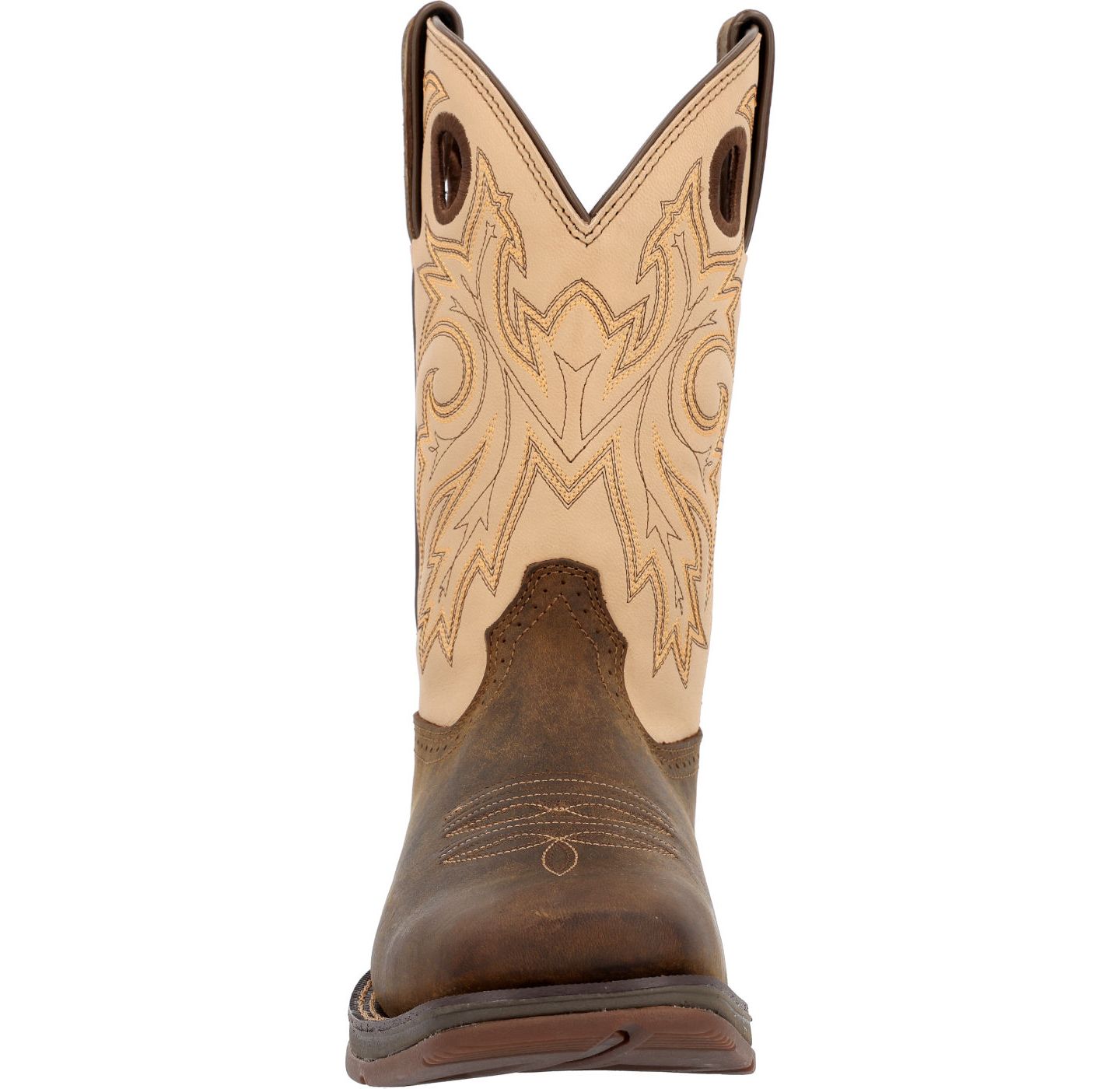 Мужские ботинки Durango Rebel with InsulKul Western Boot, цвет: Кофейный / Молочный — фото 4