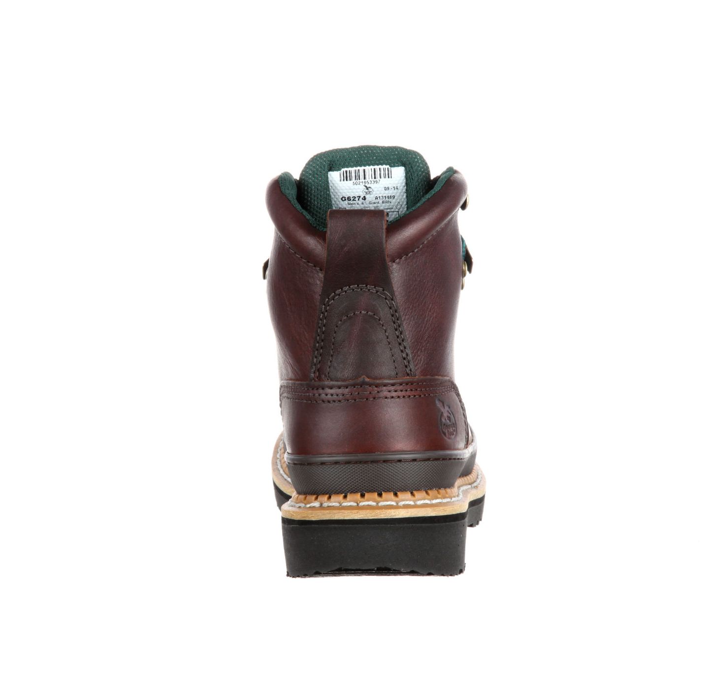 Мужские ботинки GEORGIA BOOT Georgia Giant 6" Soggy Brown Work Boot, цвет: Коричневый — фото 5