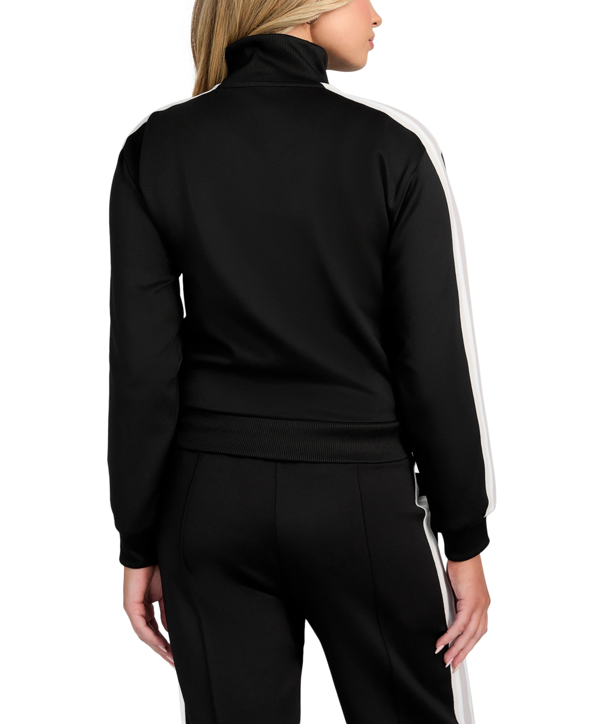 GUESS WOMEN'S YARROW FULL-ZIP SCUBA-KNIT SWEATSHIRT 