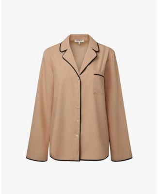 Нам понравился классический женский пижамный топ