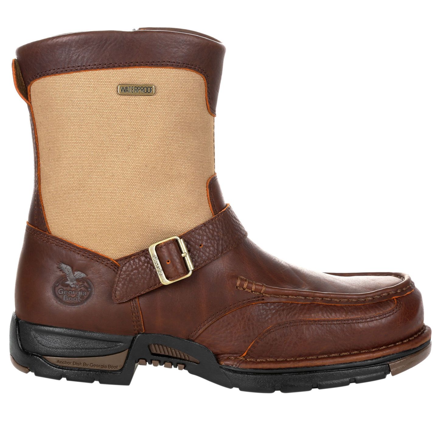 Мужские ботинки GEORGIA BOOT Athens Waterproof Side-Zip Boot, цвет: Коричневый — фото 2