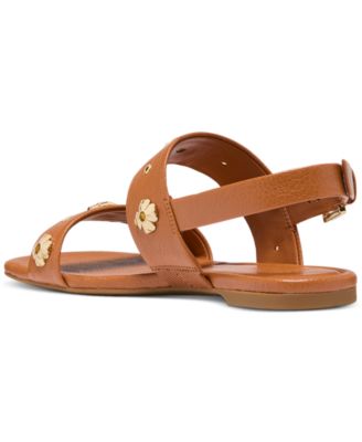 Women's Spade Flower Studded Flat Sandals