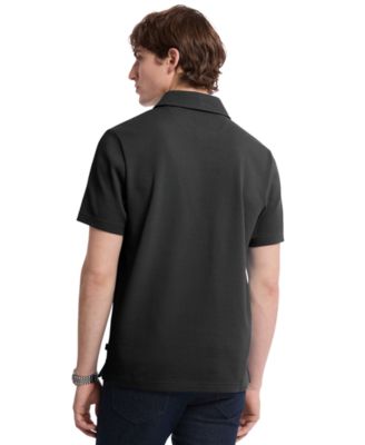 Мужская трикотажная рубашка поло Michael Kors из пузырчатого трикотажа с коротким рукавом