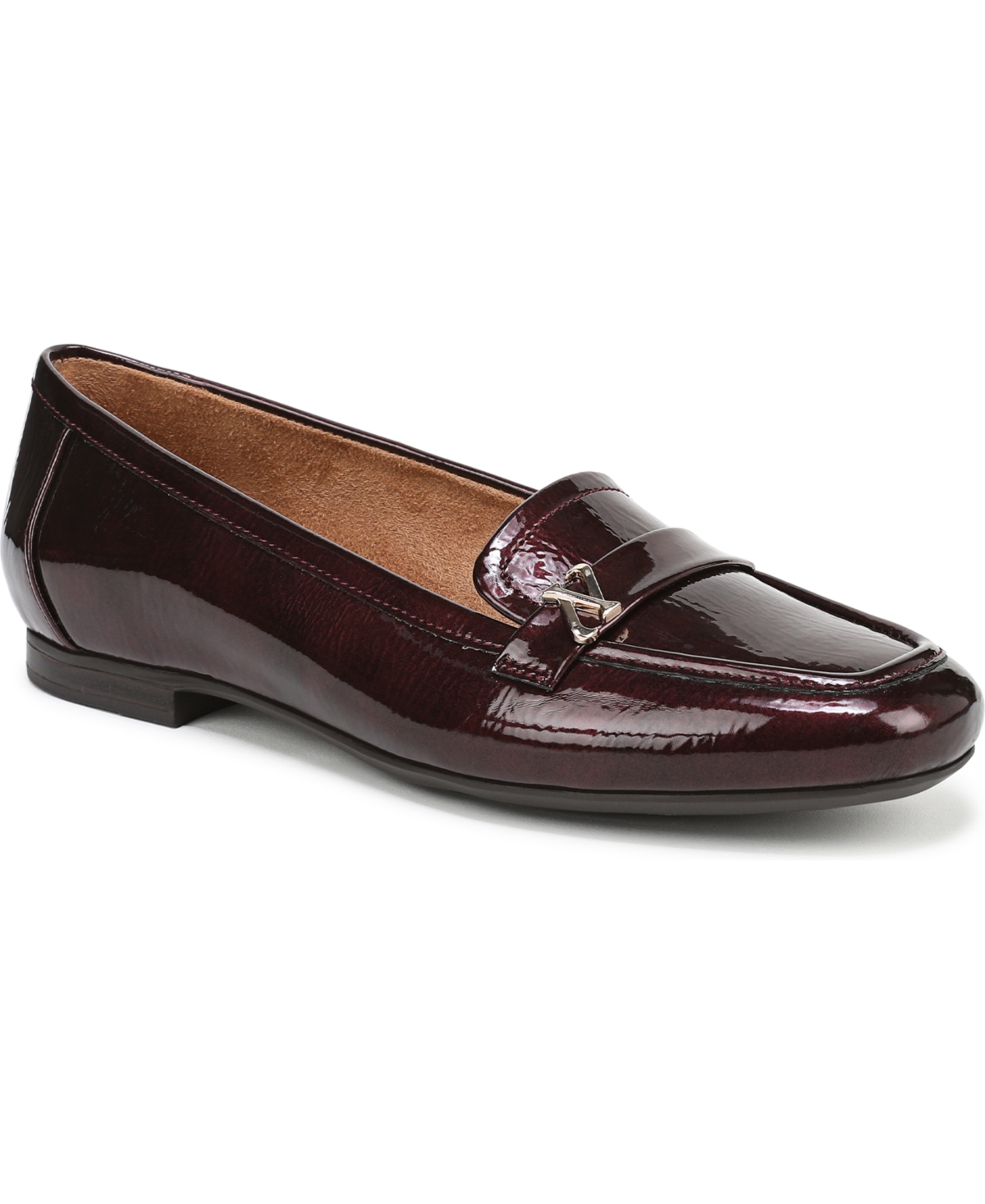 Naturalizer Women's Keaton Square Toe Tailored Loafers In Burgundy