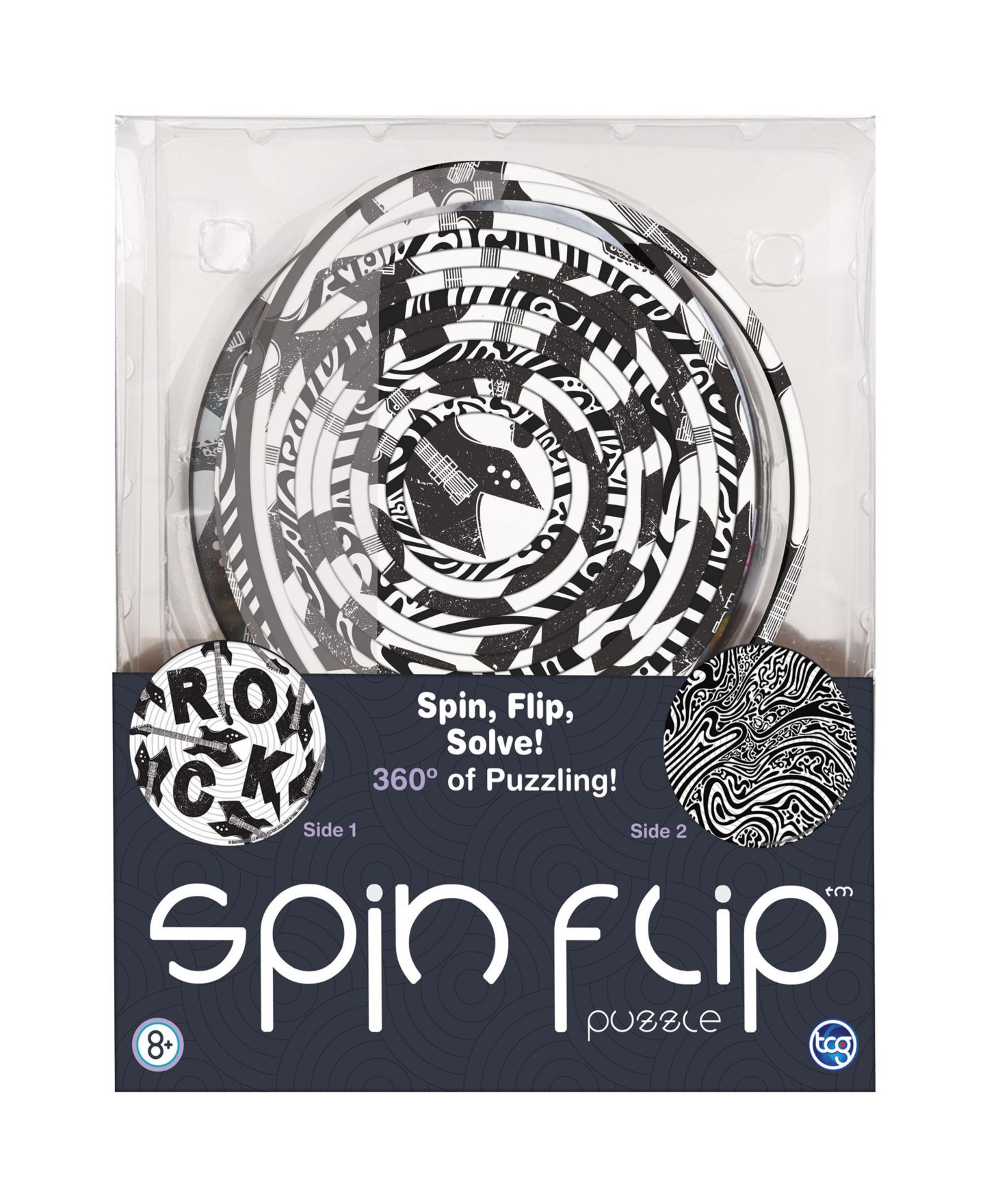 Детские игрушки Spinflip Double-Sided 14-Concentric Ring Puzzle, Ages 8+ — фото 8