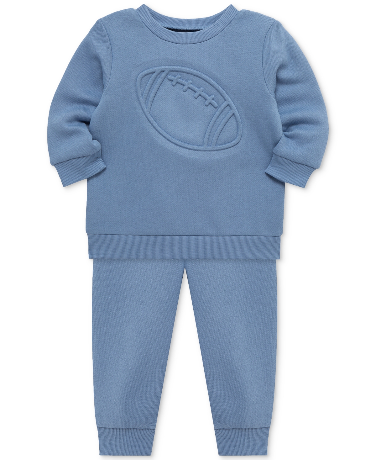 Little Me Baby Boys Football Sweatshirt & Pants, 2 Piece Set