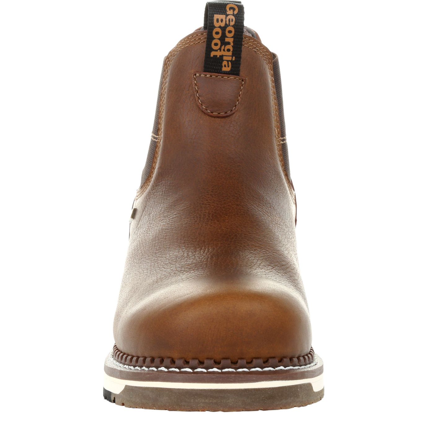 Мужские ботинки GEORGIA BOOT Amp LT Wedge Waterproof Chelsea Work Boot, цвет: Коричневый — фото 6