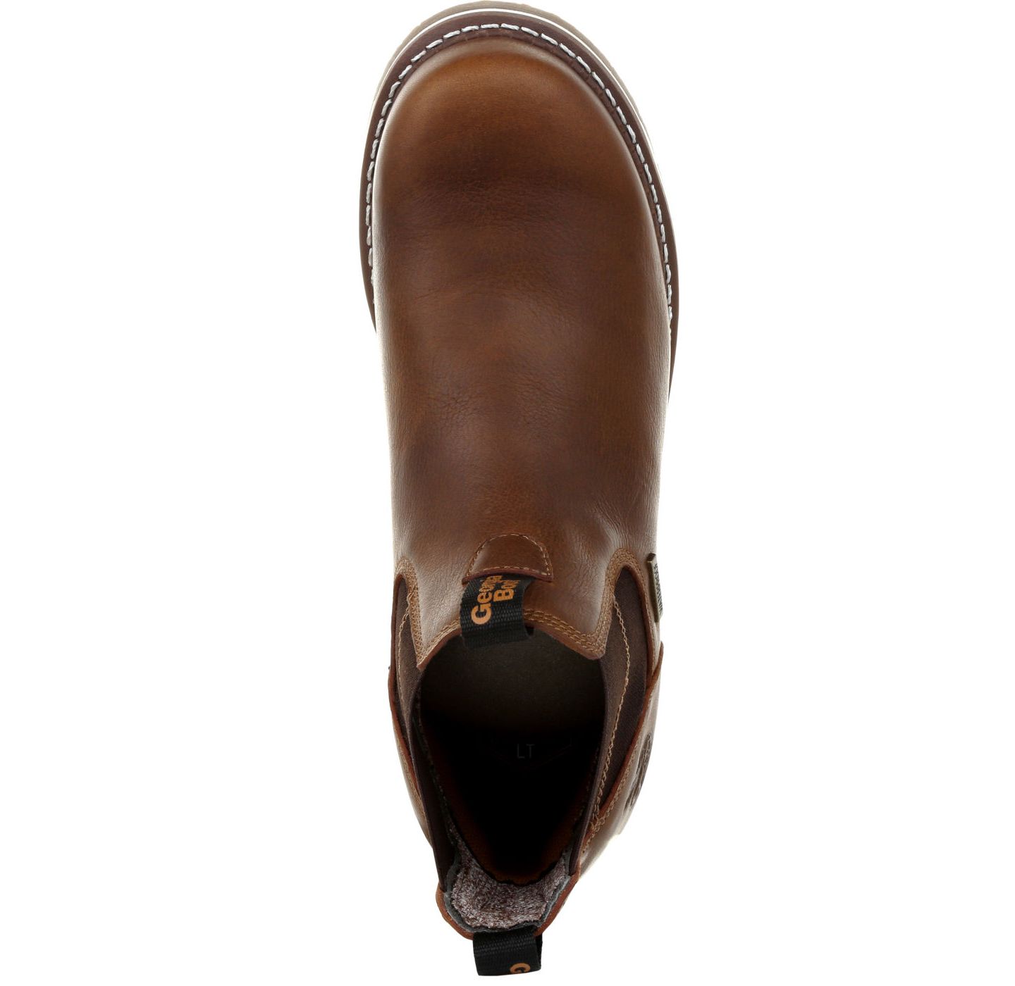 Мужские ботинки GEORGIA BOOT Amp LT Wedge Waterproof Chelsea Work Boot, цвет: Коричневый — фото 9