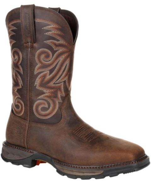 Мужские ботинки Durango Maverick XP Steel Toe Waterproof Western Work Boot, цвет: Коричневый