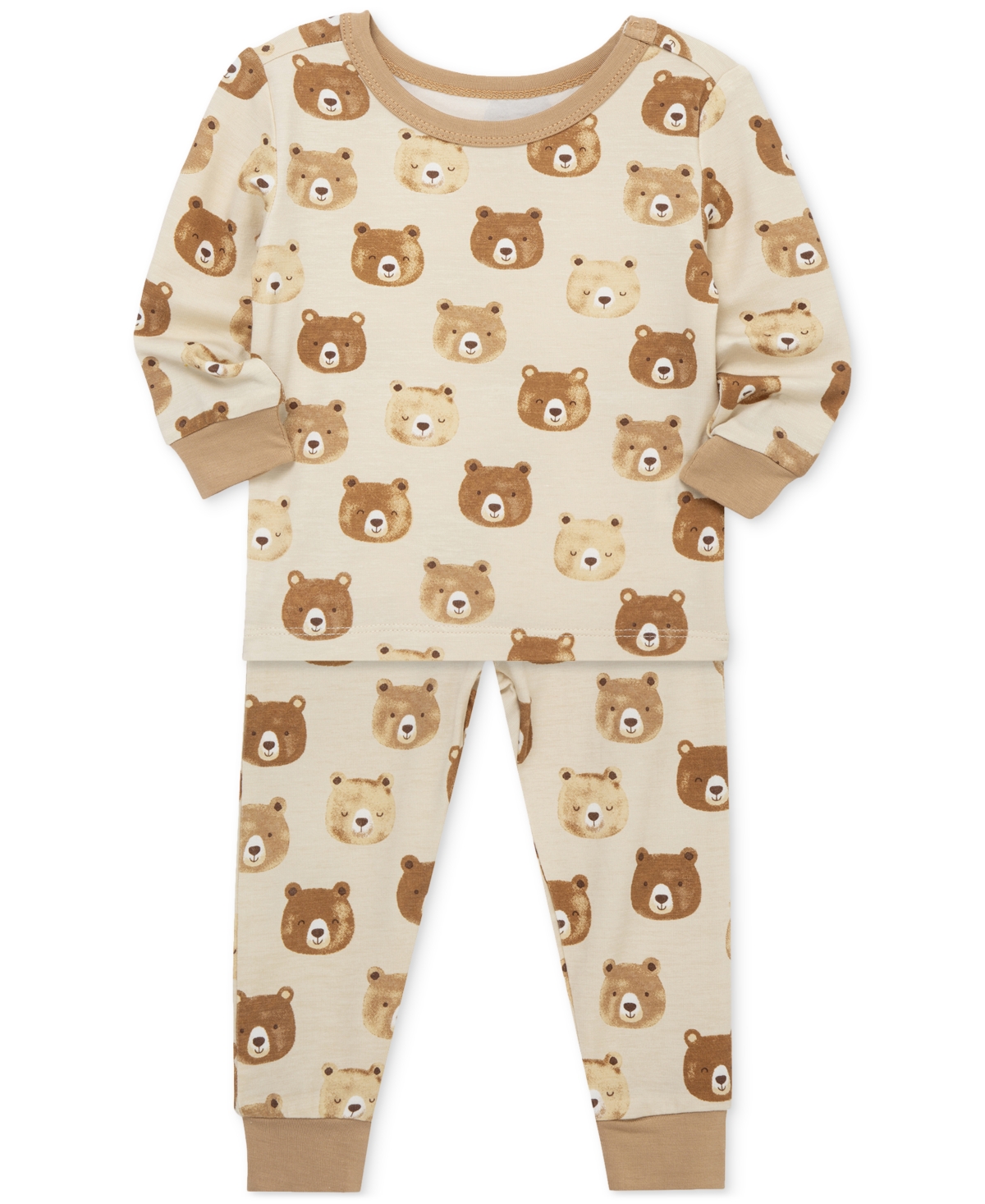 Little Me Baby Boys Bears Pajamas, 4 Piece Set In Multi