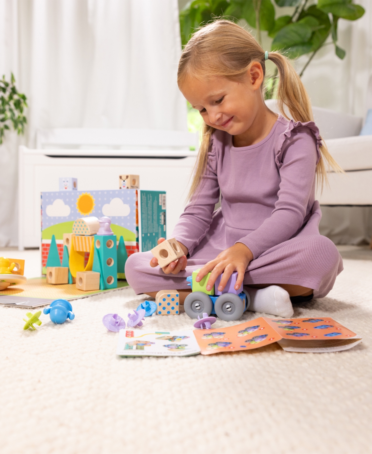 Melissa & Doug Blockables Town Play Set
