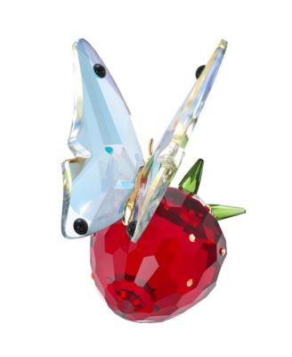 Idyllia Butterfly and Strawberry Figurine