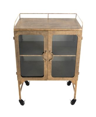 16.1" Metal Vintage Bar Cabinet