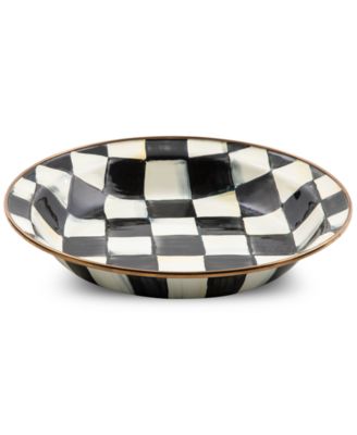 MacKenzie-Childs - Courtly Check Enameled 9.5" Pie Plate