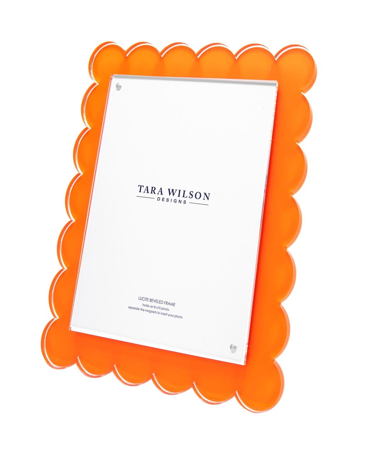 TARA WILSON DESIGNS SCALLOP FRAME, 8" X 10" 