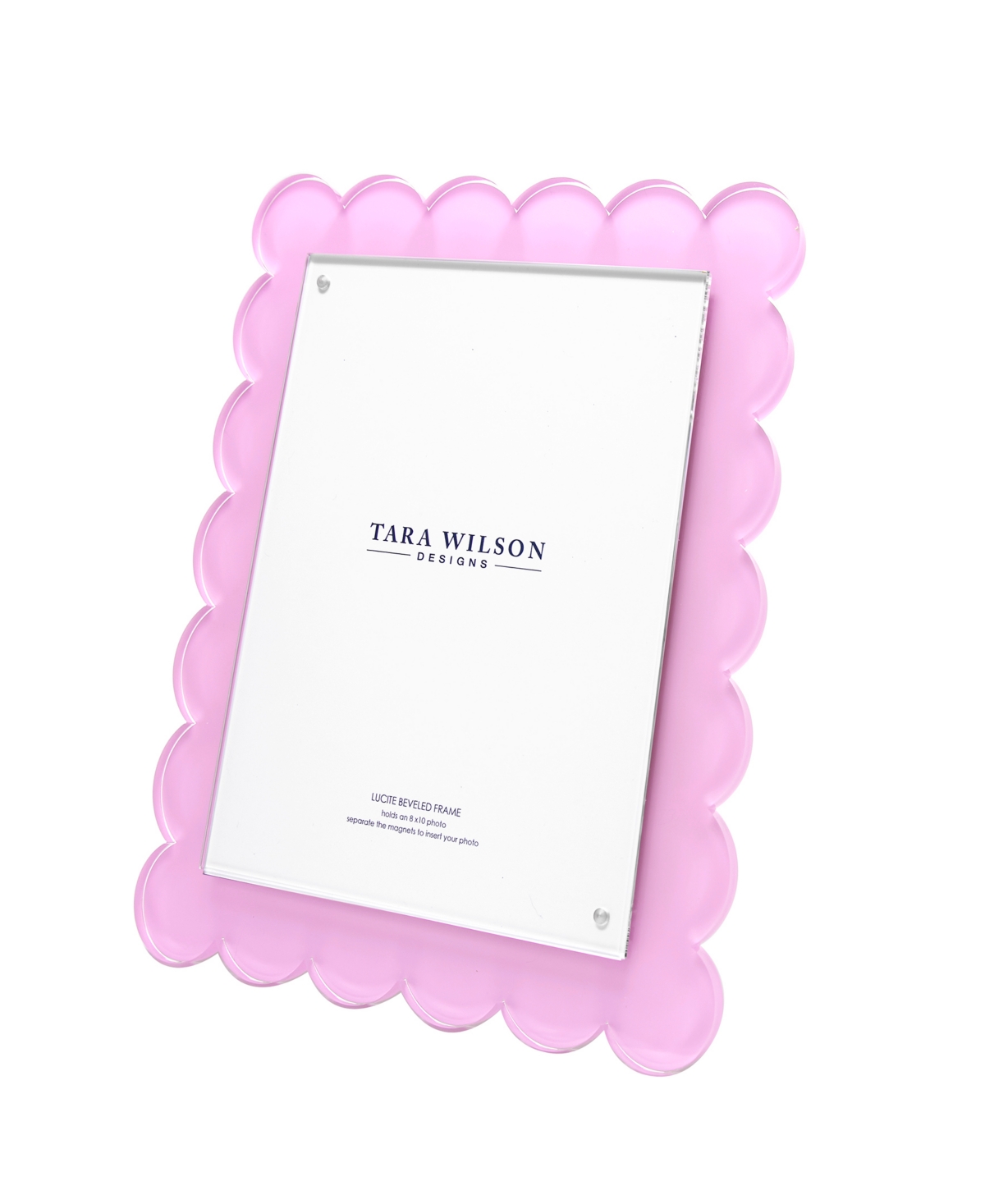 TARA WILSON DESIGNS SCALLOP FRAME, 8" X 10" 