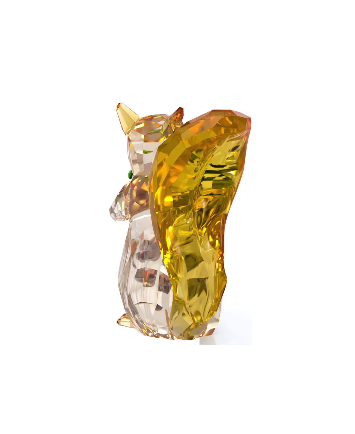 SWAROVSKI IDYLLIA SQUIRREL AND ACORN FIGURINE 