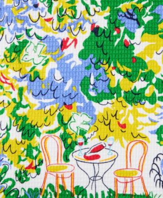 Spring Garden Cotton Kitchen Towel Set, 17" x 28"