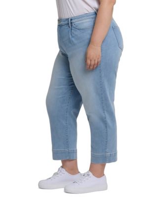 Plus Size Balloon Ankle Jeans
