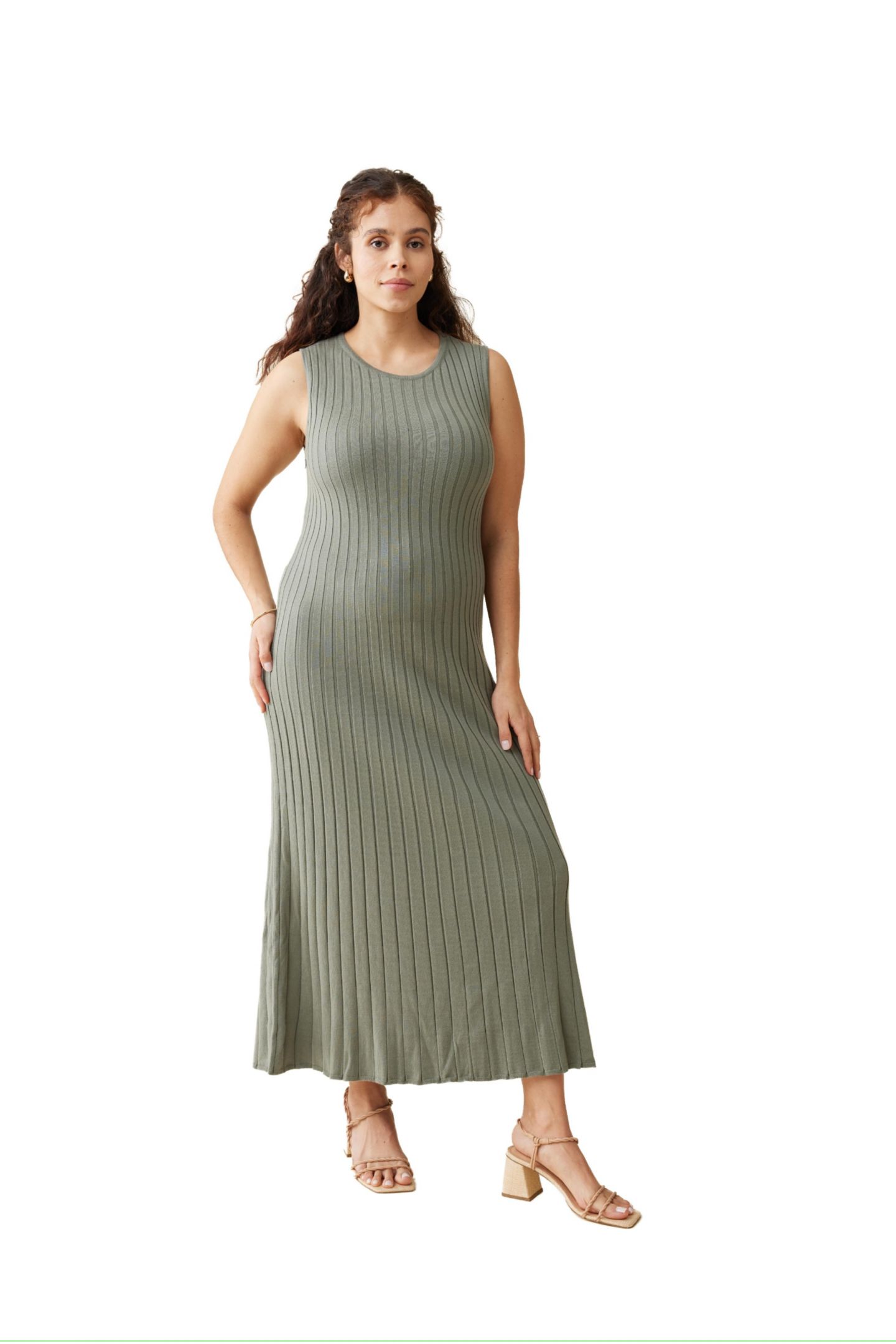 Женские комбинезоны Maternity Ingrid + Isabel Limitless Knit Jumpsuit, цвет: Agave — фото 2