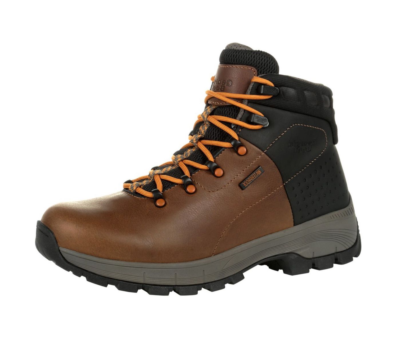Мужские ботинки GEORGIA BOOT Eagle Trail Waterproof 5" Hiker in Brown/Orange, цвет: Коричневый — фото 3