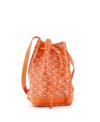 Холщовая сумка-ведро Goyard PM Petit Flot, бывшая в употреблении