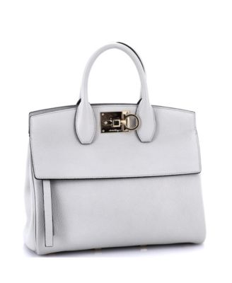 Pre-Owned Salvatore Ferragamo Small Studio Satchel Leather