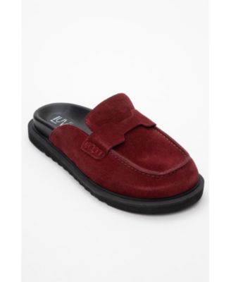 Laven Suede Leather Clogs