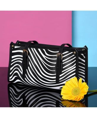 Женская черно-белая сумочка Zebra