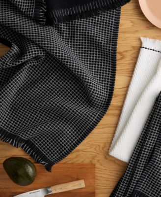 Gourmet Series Gridlines Kitchen Towels Set of 3, 18" x 28"